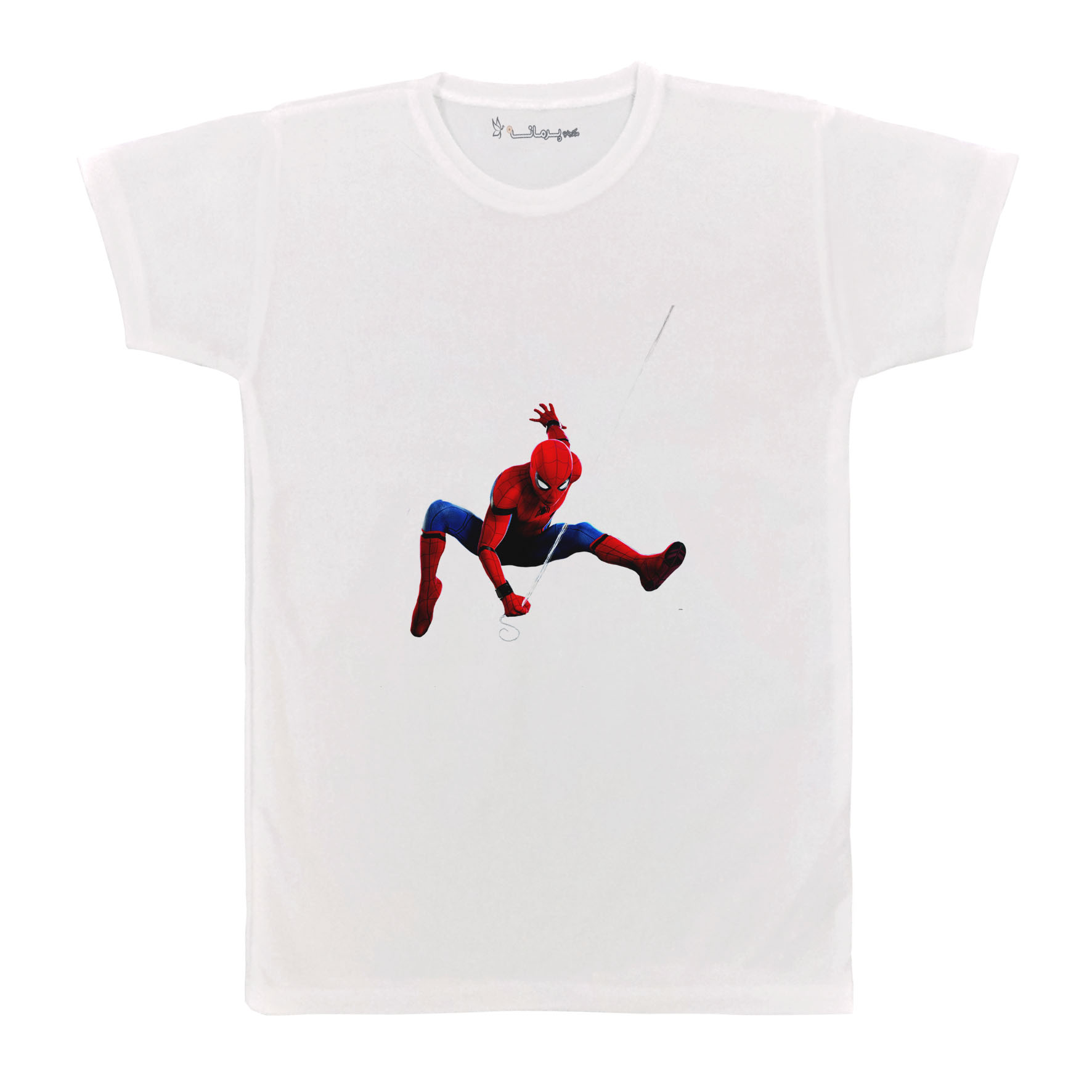 تی شرت بچگانه پرمانه طرح اسپایدر من کد pmt.404
