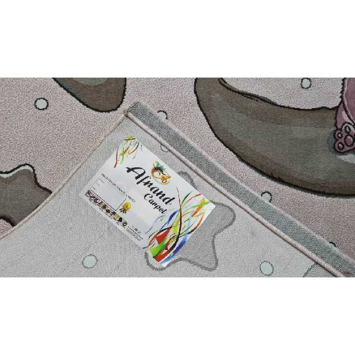 فرش ماشینی افرند طرح کودک مدل ماه و ستاره کد 145