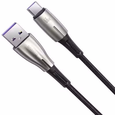 کابل تبدیل USB به USB-C باسئوس مدل CATSD-M01 طول 1 متر