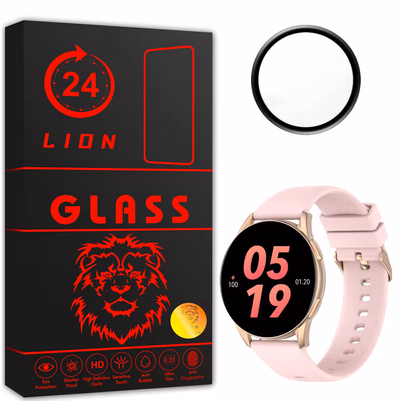 محافظ صفحه نمایش لاین مدل RT007 مناسب برای ساعت هوشمند شیایومی Kieslect L11 Pro