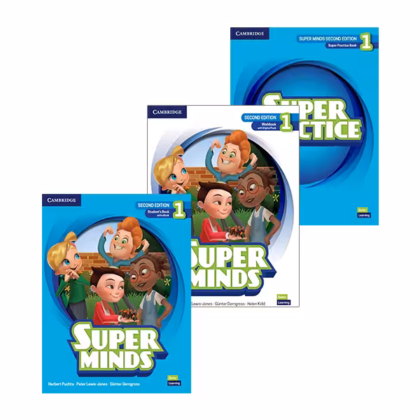 کتاب سوپرمایندز 1 ویرایش دوم (3جلدی) | Super Minds 1 (SB WB Audio) 2nd Edition | خرید کتاب زبان | خرید لوازم التحریر | چی کتاب | بالاترین تخفیف و ارسال رایگان