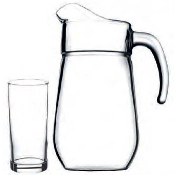 ست پارچ و لیوان پاشاباغچه مدل نیاگارا کد 97444