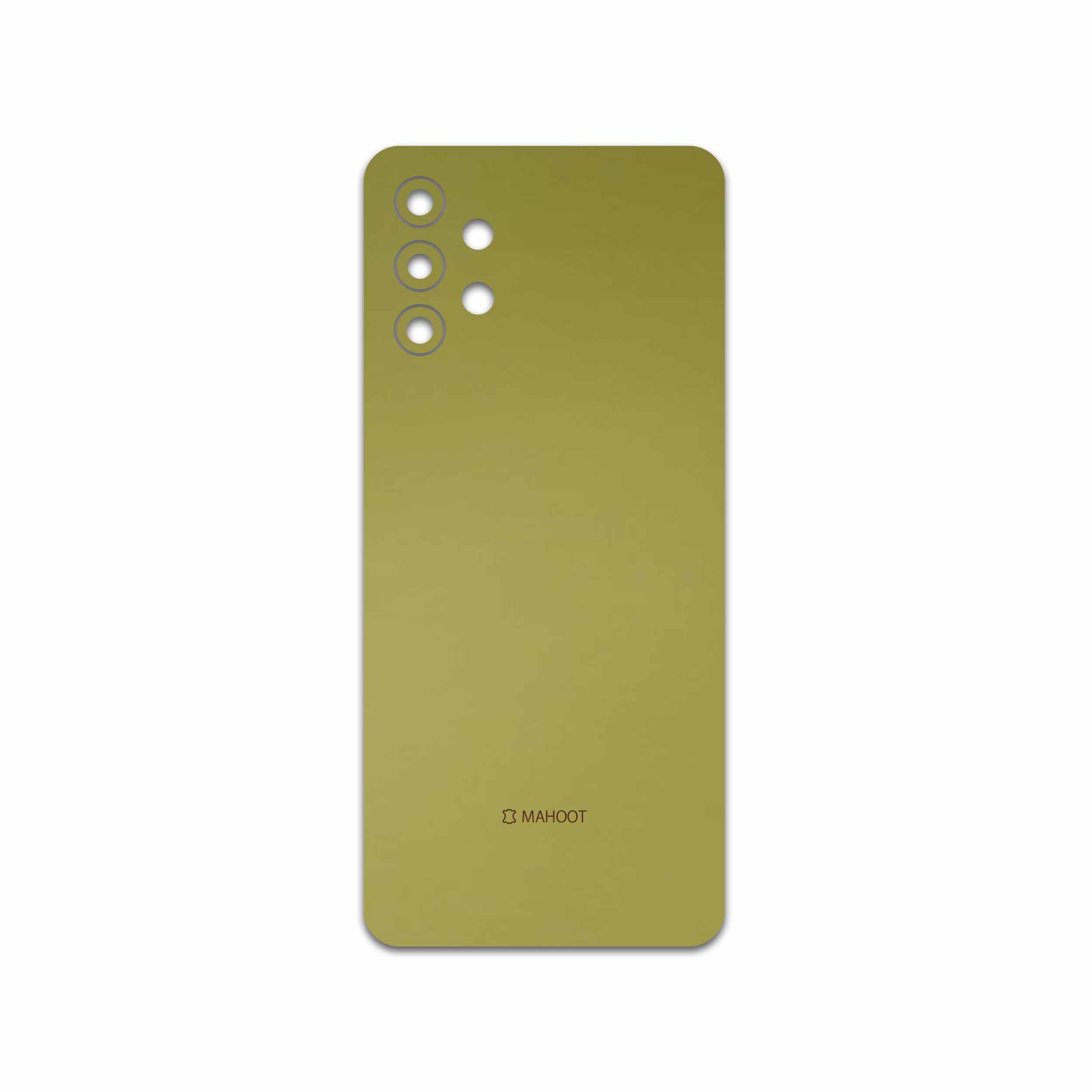 برچسب پوششی ماهوت مدل Matte-Gold مناسب برای گوشی موبایل سامسونگ Galaxy A32 5G