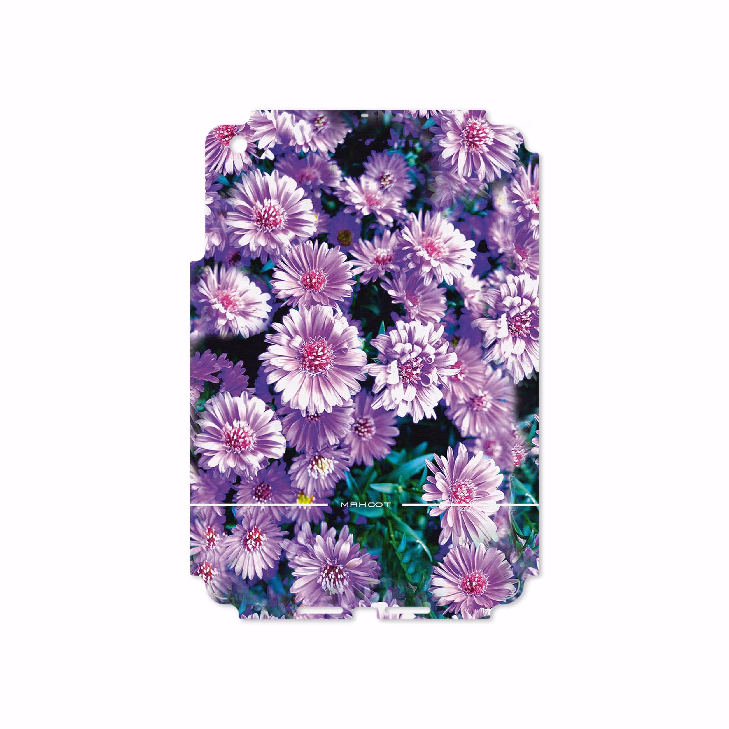 برچسب پوششی ماهوت مدل Purple-Flower مناسب برای تبلت اپل iPad mini 2012 A1455