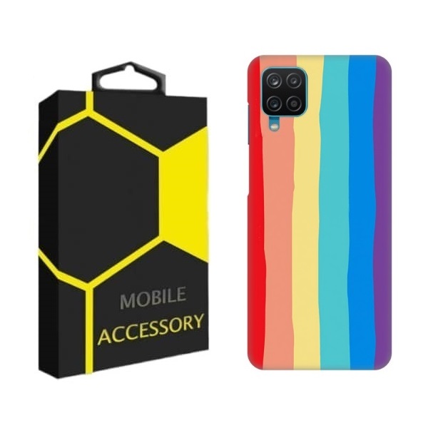 کاور مدل Rainbow مناسب برای گوشی موبایل سامسونگ Galaxy A12 / M12