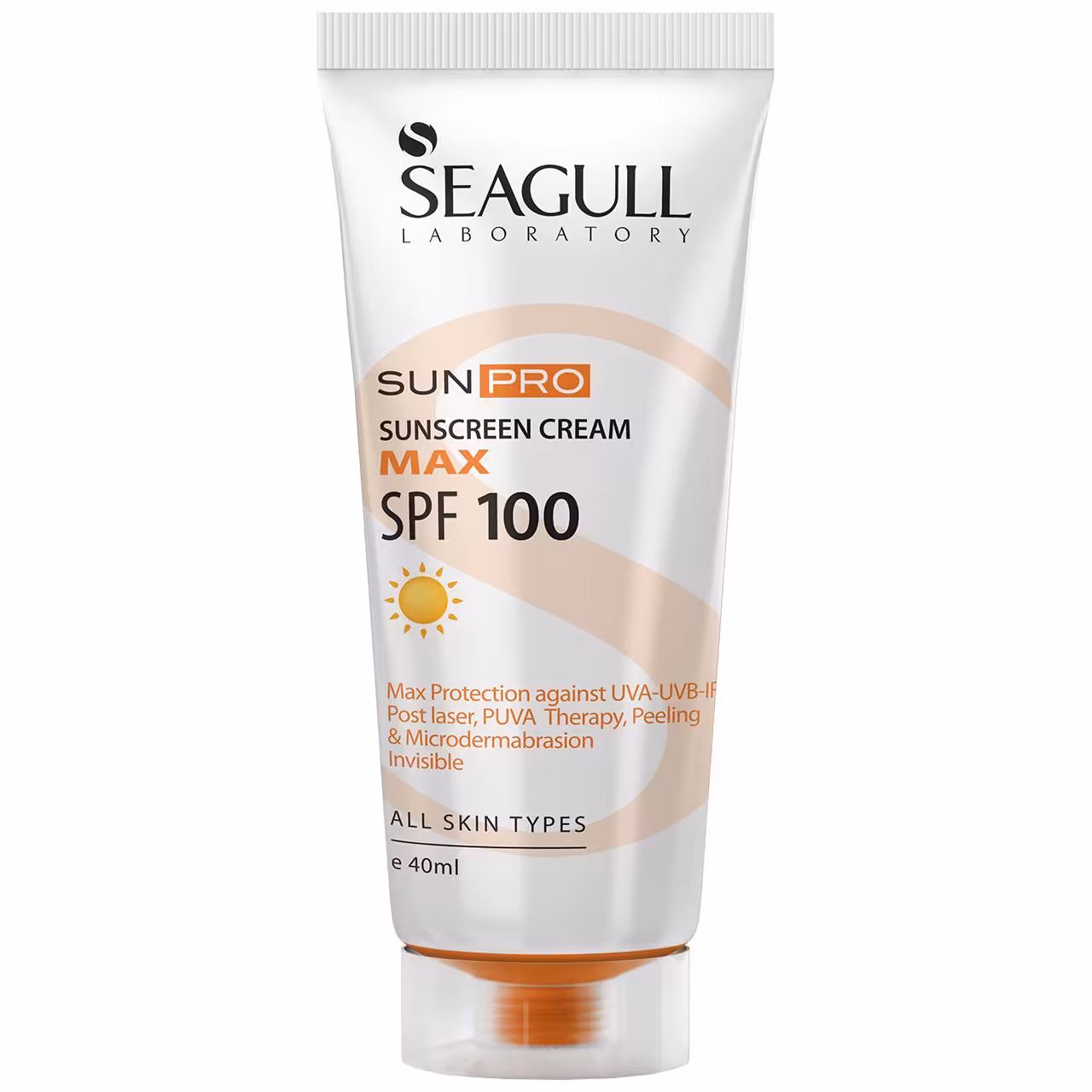 کرم ضد آفتاب سی گل بی رنگ مدل SPF100  Sunpro حجم 40 میلی لیتر