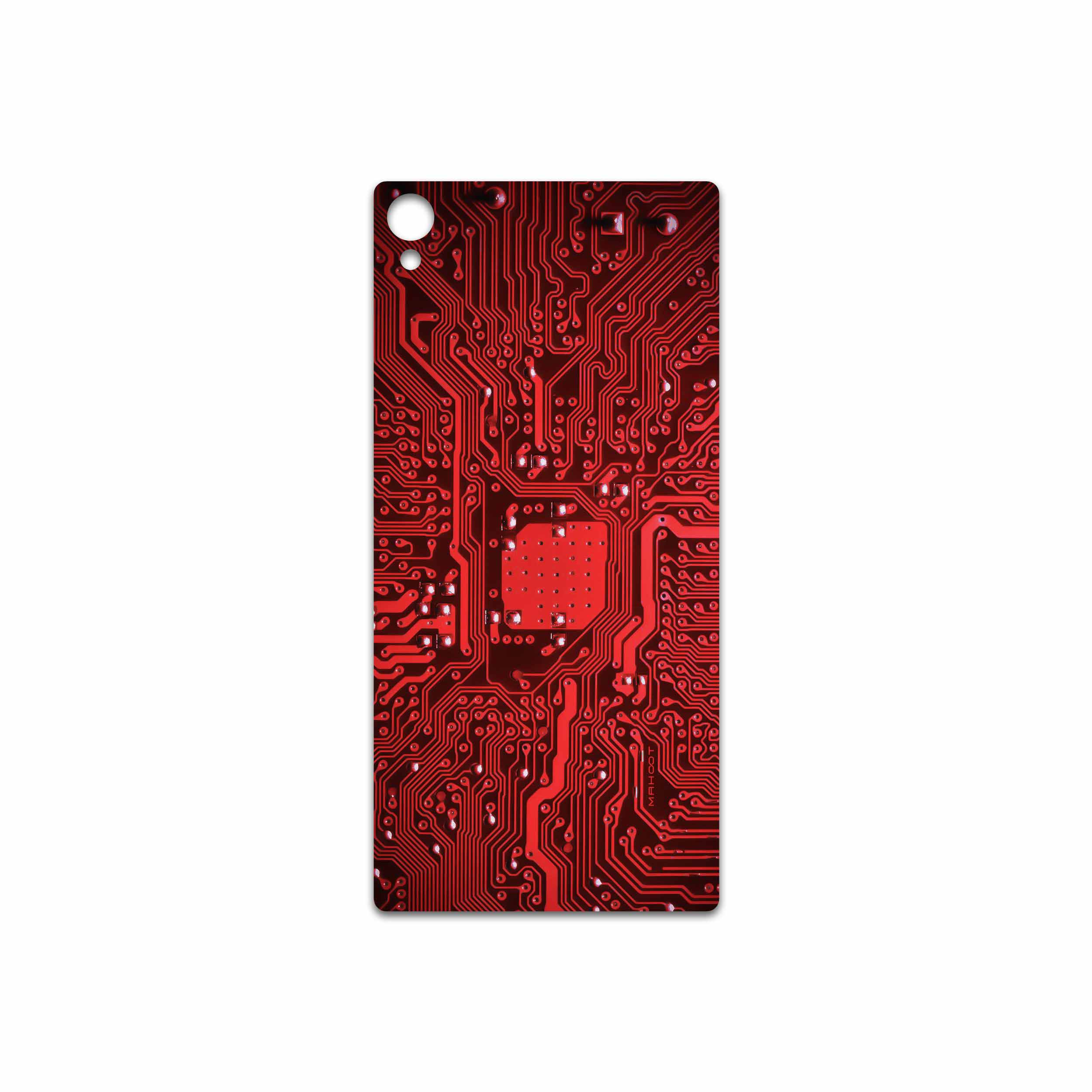 برچسب پوششی ماهوت مدل Red Printed Circuit Board مناسب برای گوشی موبایل سونی Xperia Z3