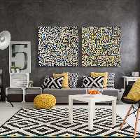 تابلو نقاشی خط طرح اسماءالحسنی مدل GAM259 مجموعه 2 عددی