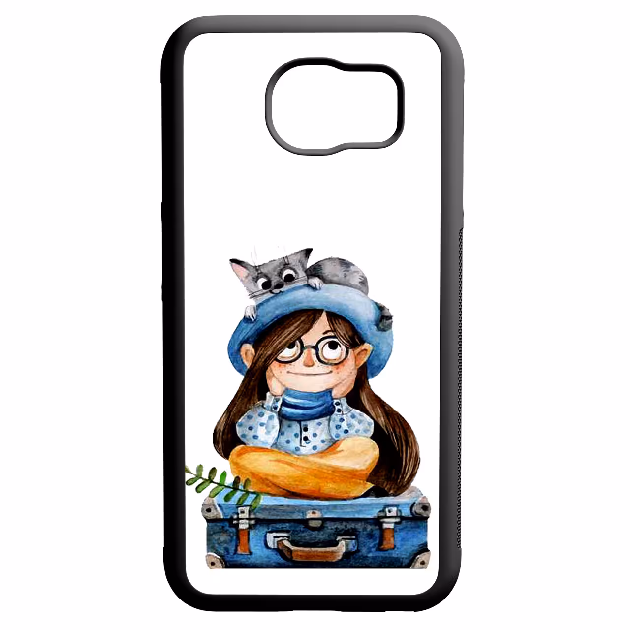کاور طرح دخترانه کد 110159 مناسب برای گوشی موبایل سامسونگ galaxy s6