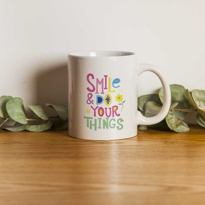 ماگ طرح لبخند بزن