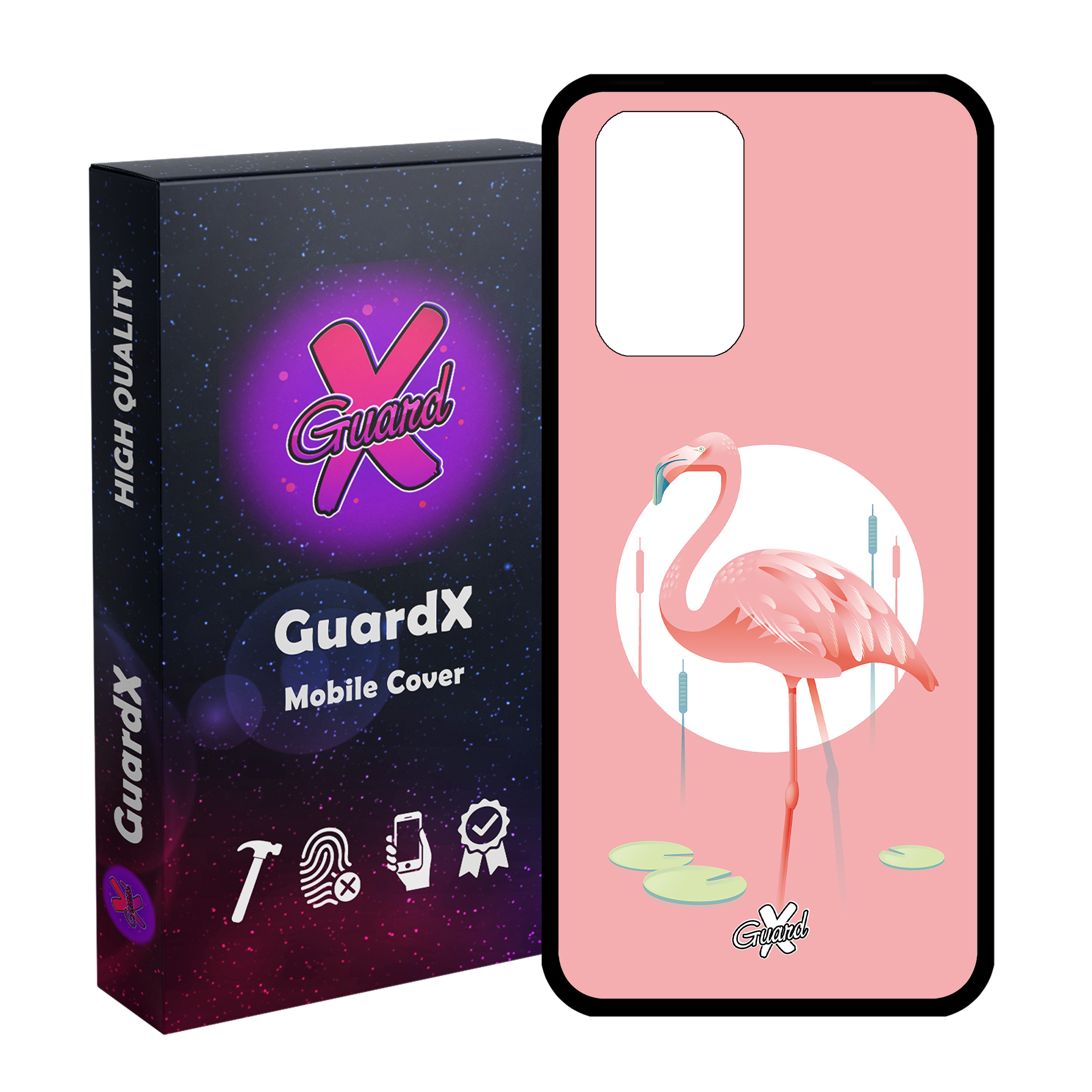 کاور گارد ایکس طرح Flamingo مدل Glass10084 مناسب برای گوشی موبایل شیائومی Redmi Note 10 Pro / Note 10 Pro Max