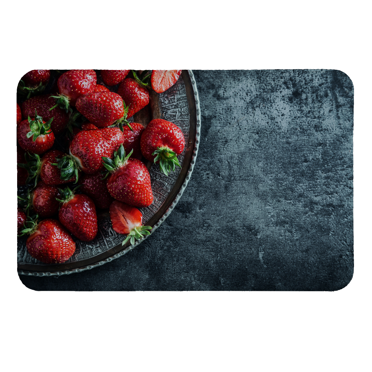 زیرقابلمه ای طرح توت فرنگی کد 6363