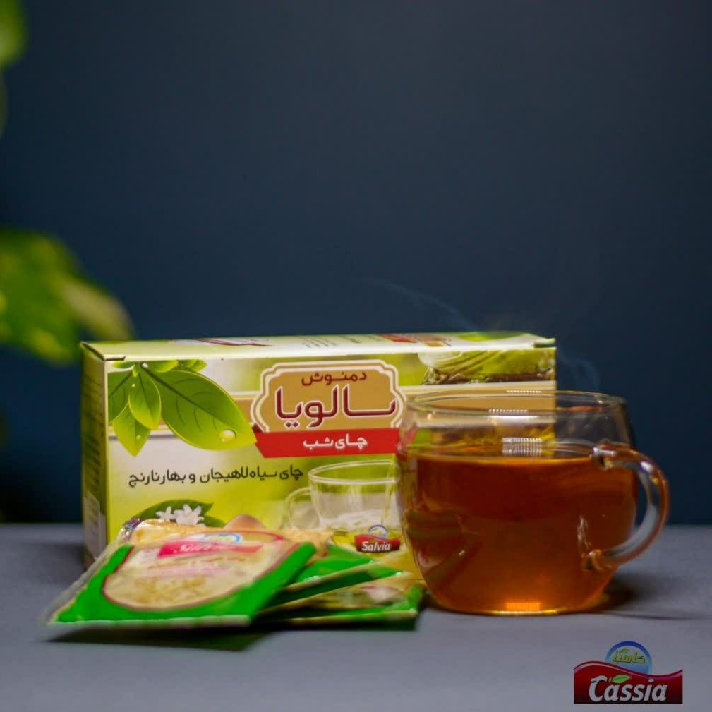 دمنوش (چای شب)مخلوط چای سیاه لاهیجان و بهار نارنج با طعم و رنگ طبیعی