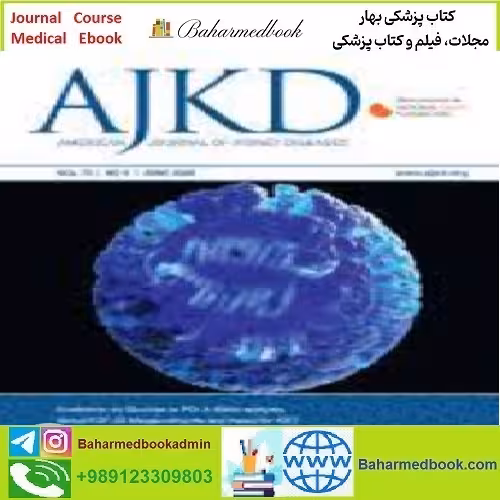 American Journal of Kidney Diseases Volume 75 Issue 1 to 6 20