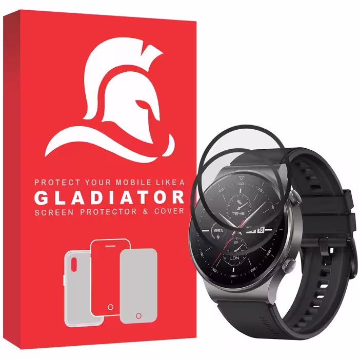 محافظ صفحه نمایش گلادیاتور مدل GWP1000 مناسب برای ساعت هوشمند هوآوی GT 2 Pro