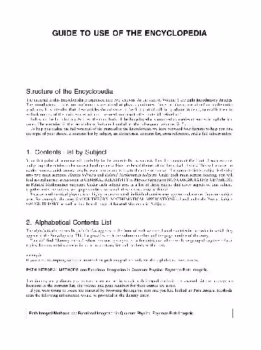 خرید و دانلود نسخه کامل کتاب Encyclopedia Of Mathematical Physics. Guide to use of the encyclopedia