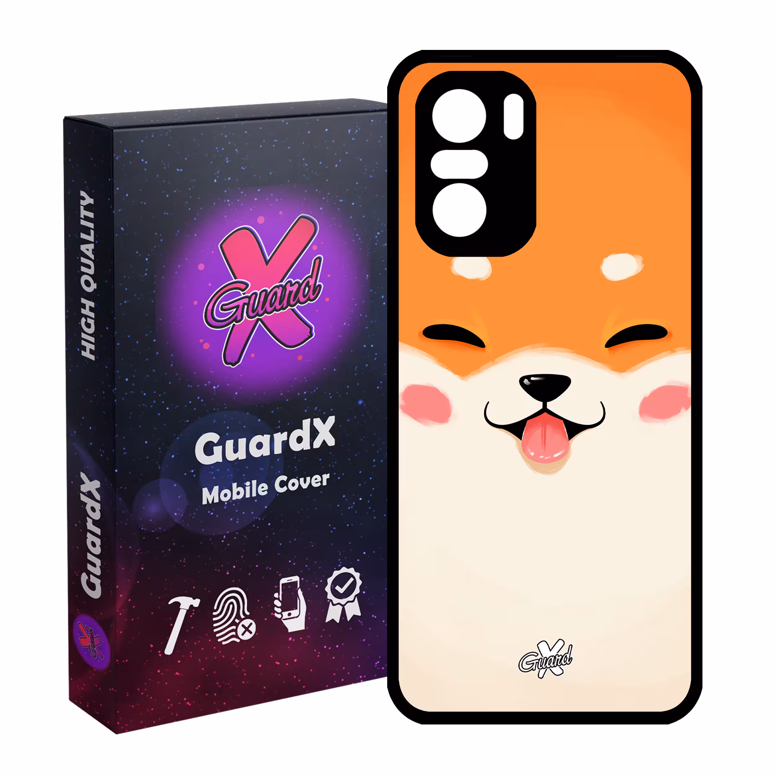 کاور گارد ایکس طرح Pet مدل Glass10243 مناسب برای گوشی موبایل شیائومی Poco F3/MI 11X/MI 11X Pro/Redmi K40/K40 Pro