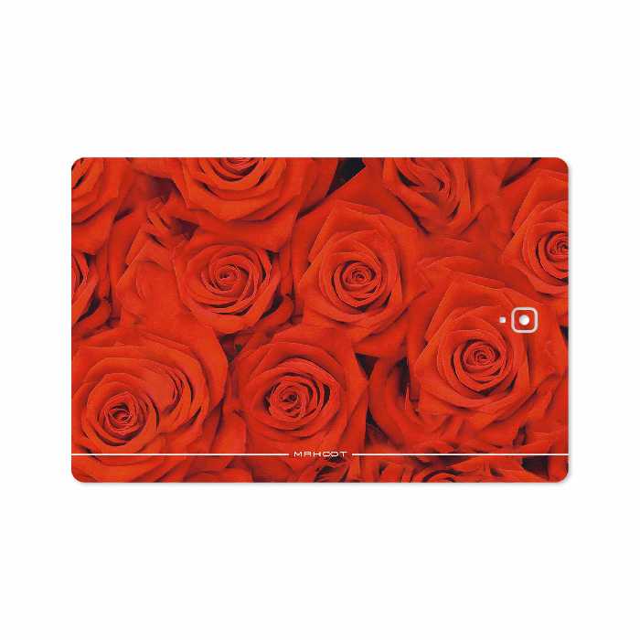 برچسب پوششی ماهوت مدل Red-Flower مناسب برای تبلت سامسونگ Galaxy Tab S4 10.5 2018 T835