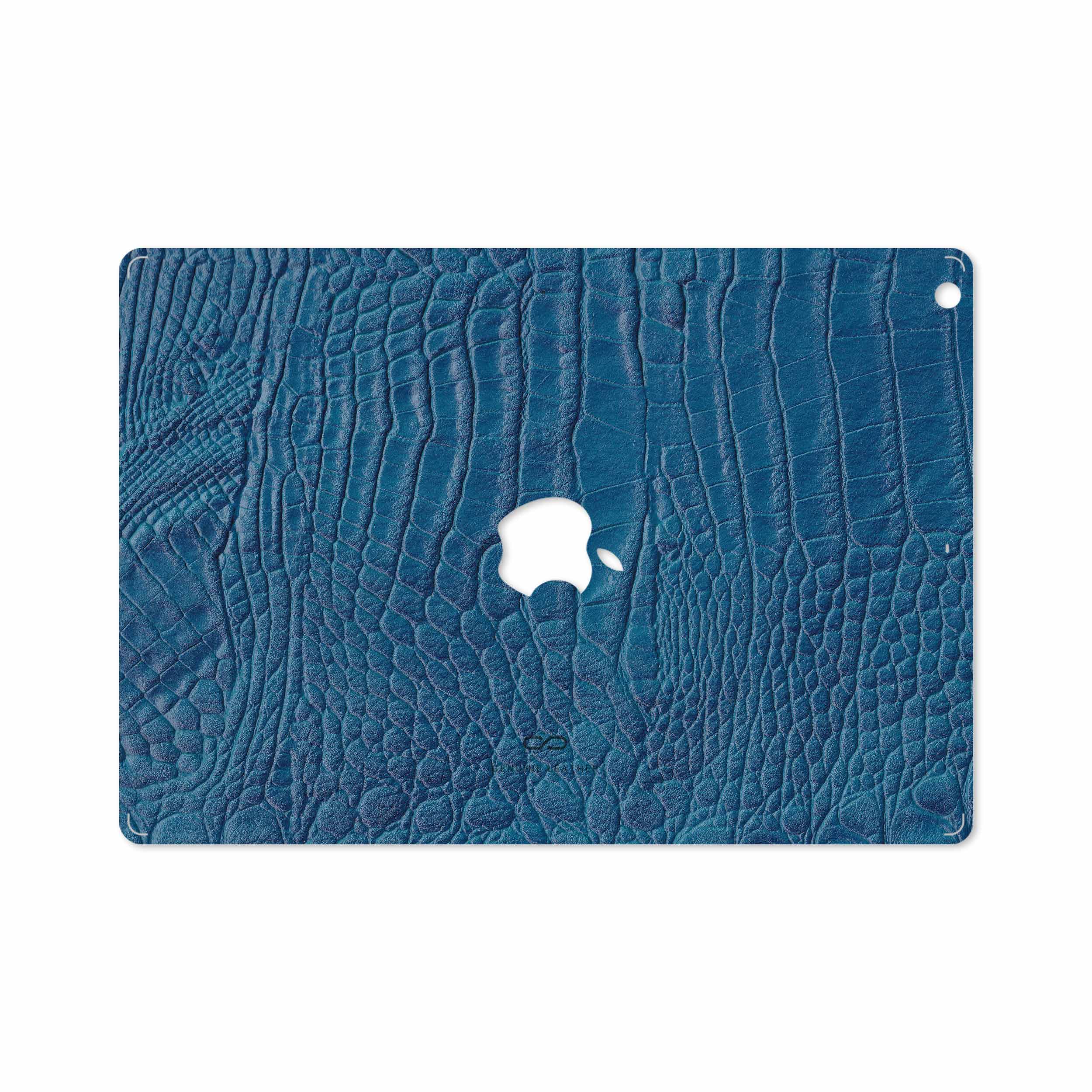 برچسب پوششی ماهوت مدل Blue-Crocodile-Leather مناسب برای تبلت اپل iPad Air 2013 A1474