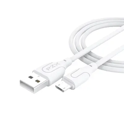 کابل تبدیل USB به MicroUSB پی زد ایکس مدل V140 طول 1 متر