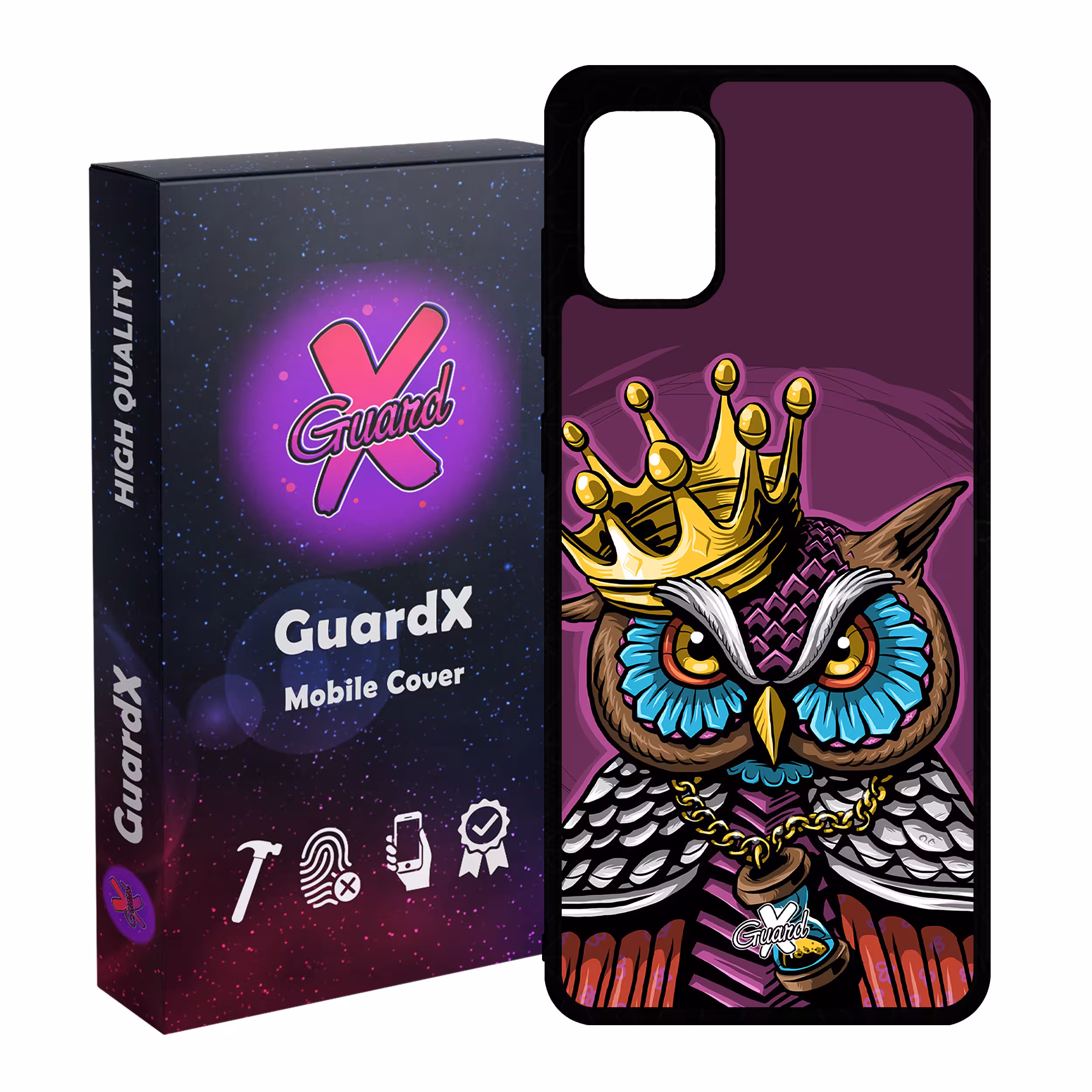 کاور گارد ایکس طرح Owl مدل Glass10081 مناسب برای گوشی موبایل سامسونگ Galaxy A31