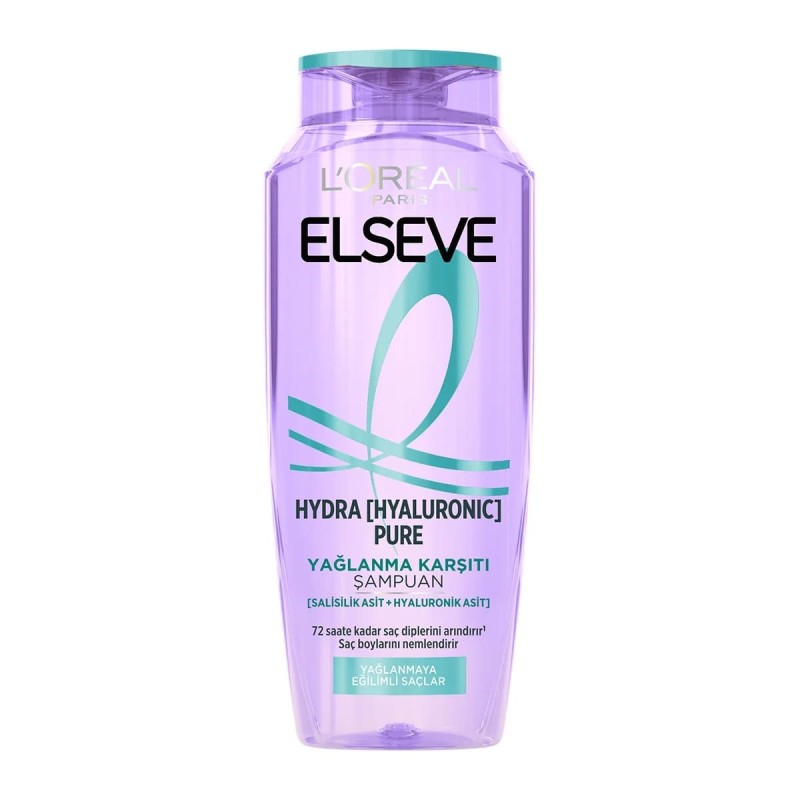 شامپو مو مناسب موی چرب مدل Hyaluronic‎ لورال 300 میل