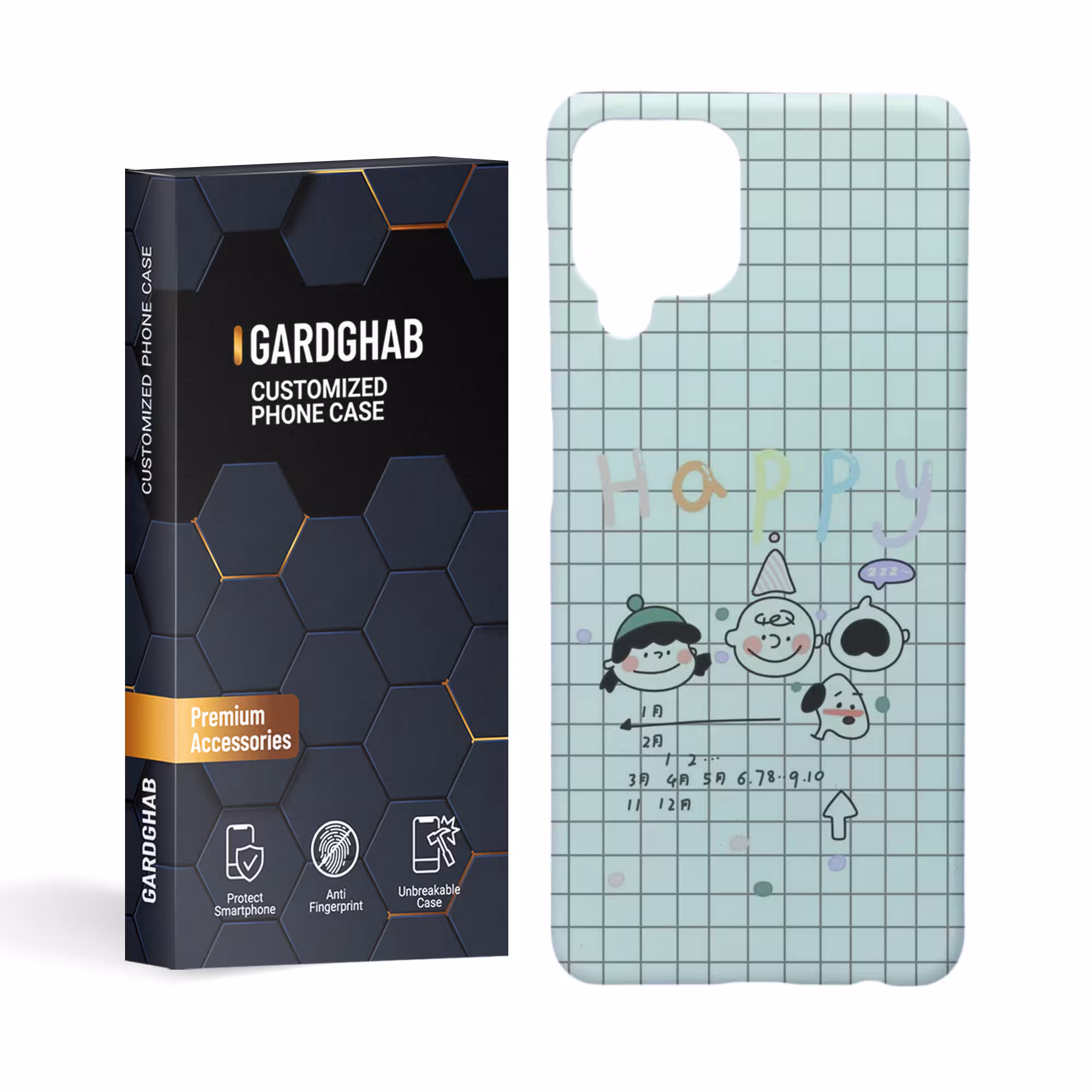 کاور گارد قاب مدل دخترانه مناسب برای گوشی موبایل سامسونگ galaxy a22 4g