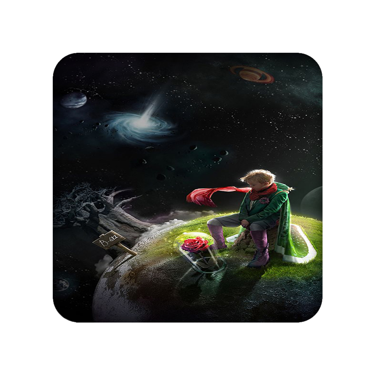 زیر لیوانی طرح شازده کوچولو کد 789