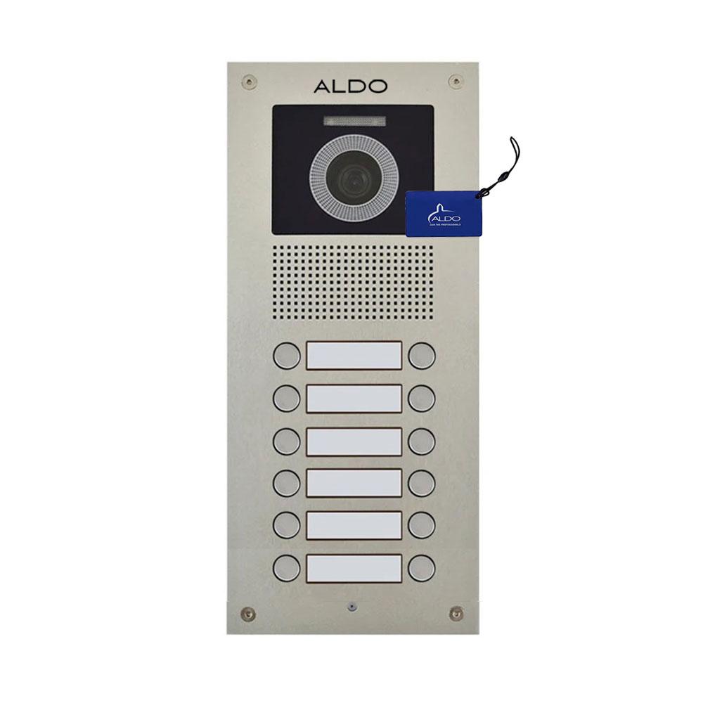 پنل آیفون تصویری کارتی 12 واحدی آلدو سری U