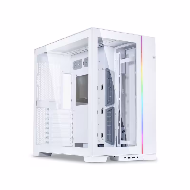 کیس لیان لی O11 Dynamic EVO RGB WHITE