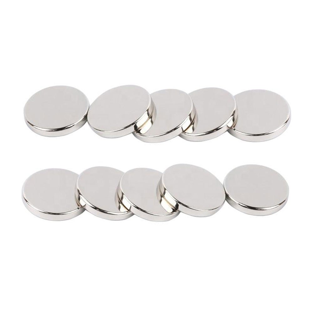 آهنربا نئودیمیوم سوپرمگنت دیسک سایز 12x2 mm میلیمتر بسته 10عددی