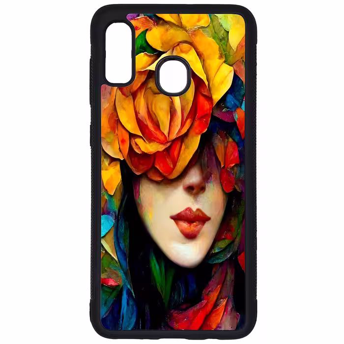 کاور طرح نقاشی چهره کد G-043 مناسب برای گوشی موبایل سامسونگ Galaxy A20 / A30 | دیجی قاب دونی