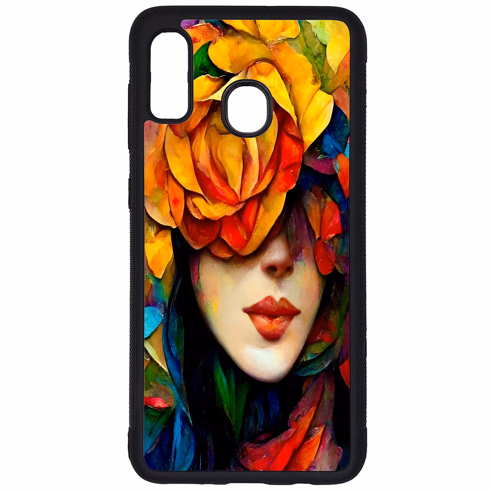 کاور طرح نقاشی چهره کد G-043 مناسب برای گوشی موبایل سامسونگ Galaxy A20 / A30 | دیجی قاب دونی