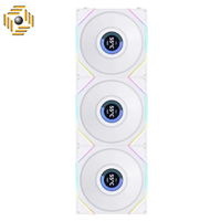 فن کیس لیان لی UNI FAN TL120 LCD White بسته 3 عددی