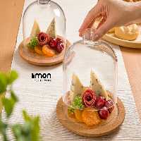 ظرف پنیر با صفحه چوبی کد محصول : 224059