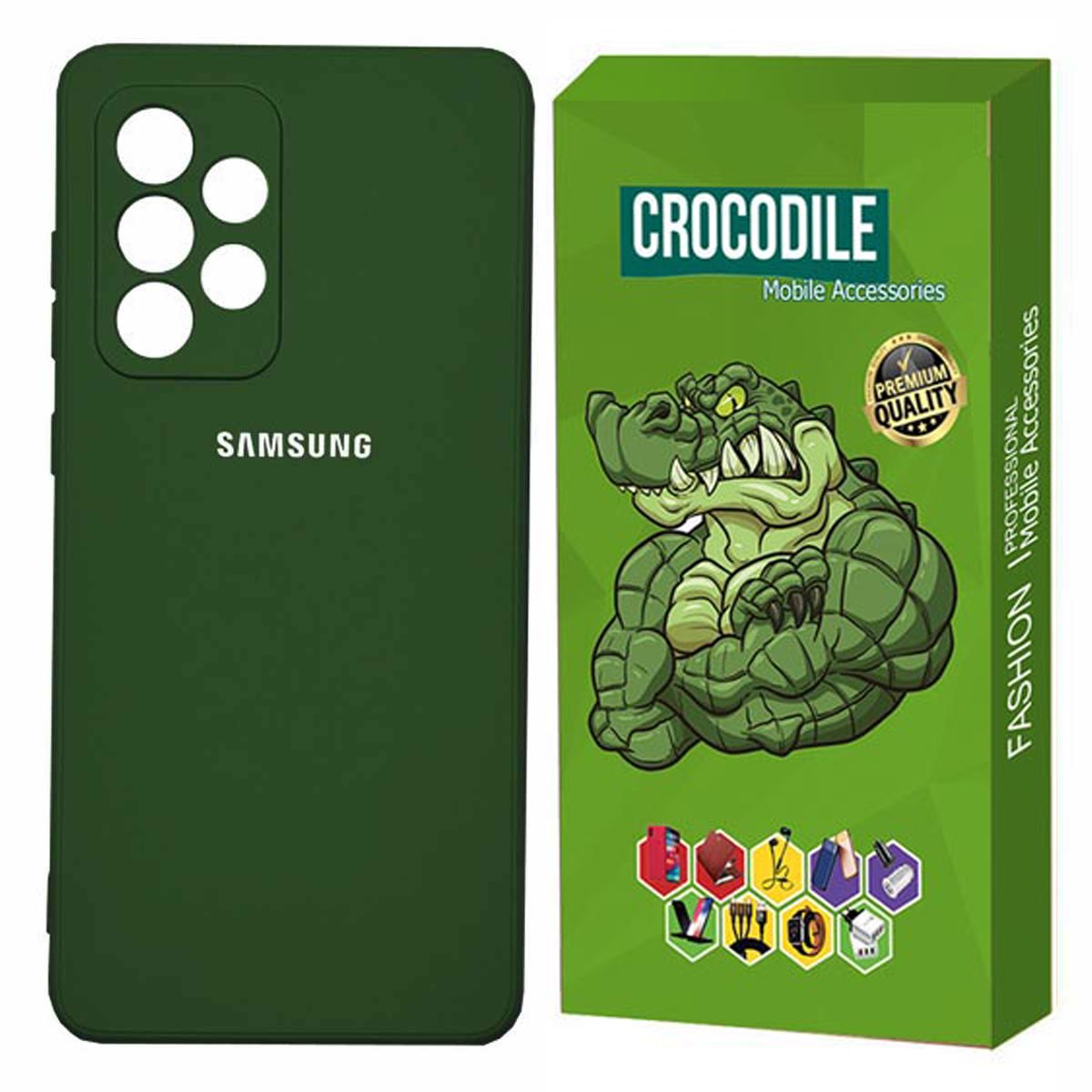 کاور سیلیکونی کروکودیل مناسب برای گوشی سامسونگ Galaxy A33 5G