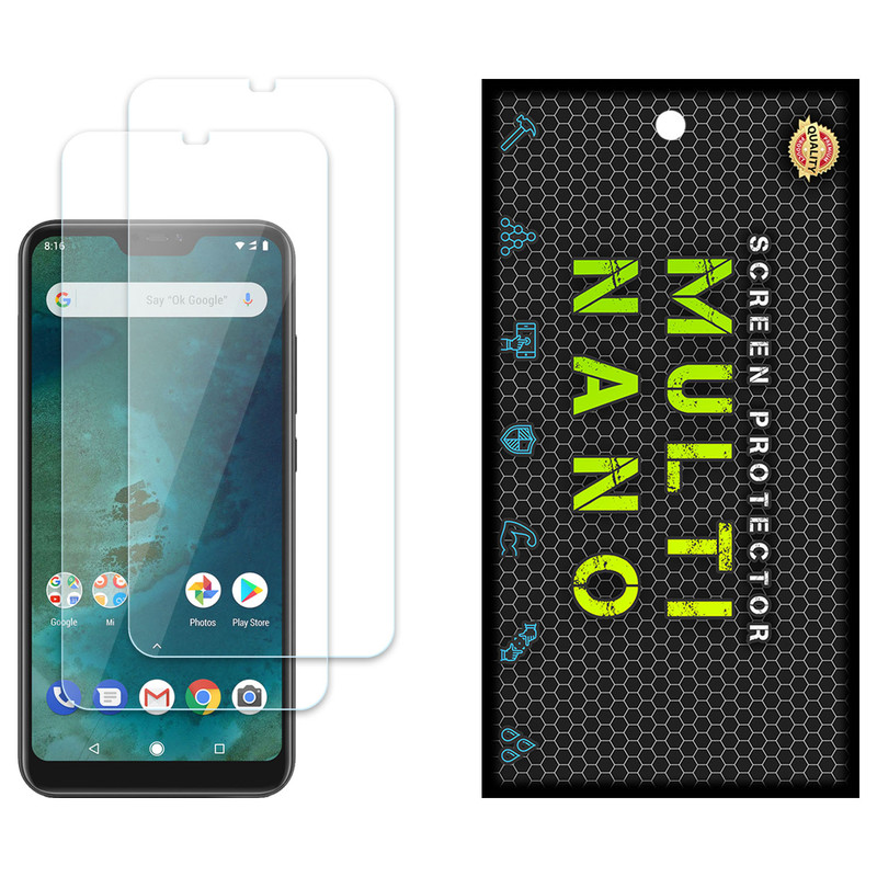 محافظ صفحه نمایش مولتی نانو مدل X-S2N مناسب برای گوشی موبایل شیائومی Mi A2 Lite بسته دو عددی | کالا برتری