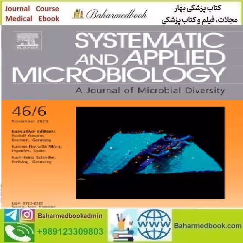 Systematic and Applied Microbiology Volume 43 Issue 1 to 6 20
