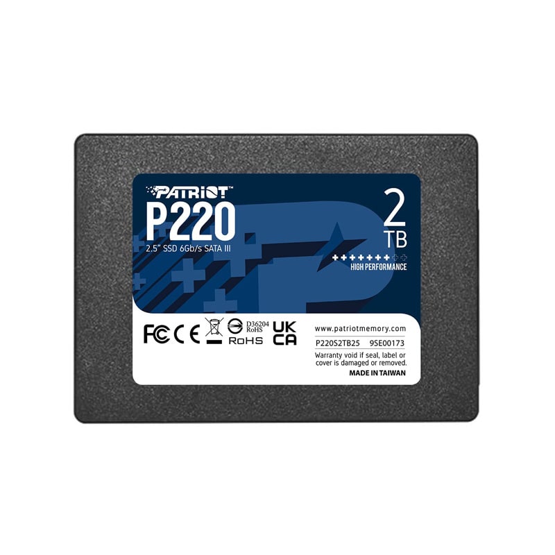 اس اس دی اینترنال پاتریوت مدل P220 ظرفیت 2 ترابایت