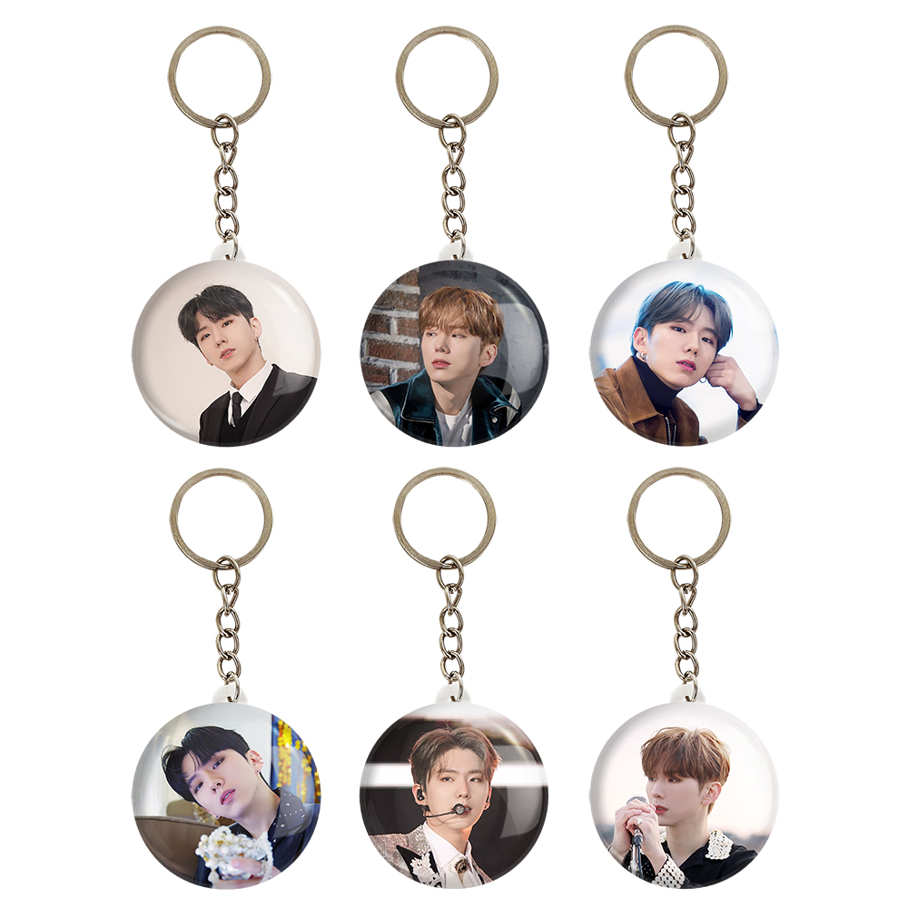 جاکلیدی خندالو مدل کیهیون گروه مانستا اکس MONSTA X کد 1264A مجموعه 6 عددی