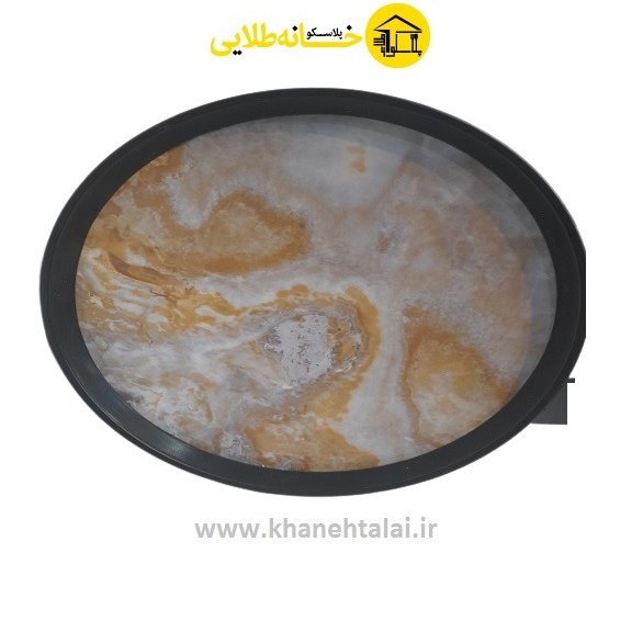 سینی پلاستیکی گرد رایکا کف سنگی