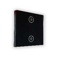 کلید لمسی هوشمند دو پل WiFi و RF آسانه مدل زمرد کد NP-S21