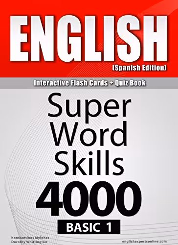 خرید و دانلود نسخه کامل کتاب ENGLISH-1 (Spanish Edition)/Interactive Flash Cards   Quiz Book/SUPER WORD SKILLS-4000/BASIC. -   PDF