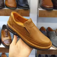 کفش کلارک طبی مردانه تمام چرم
