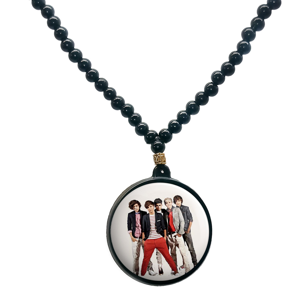 گردنبند پرمانه طرح One Direction کد pmd.13501 مدل دو طرفه