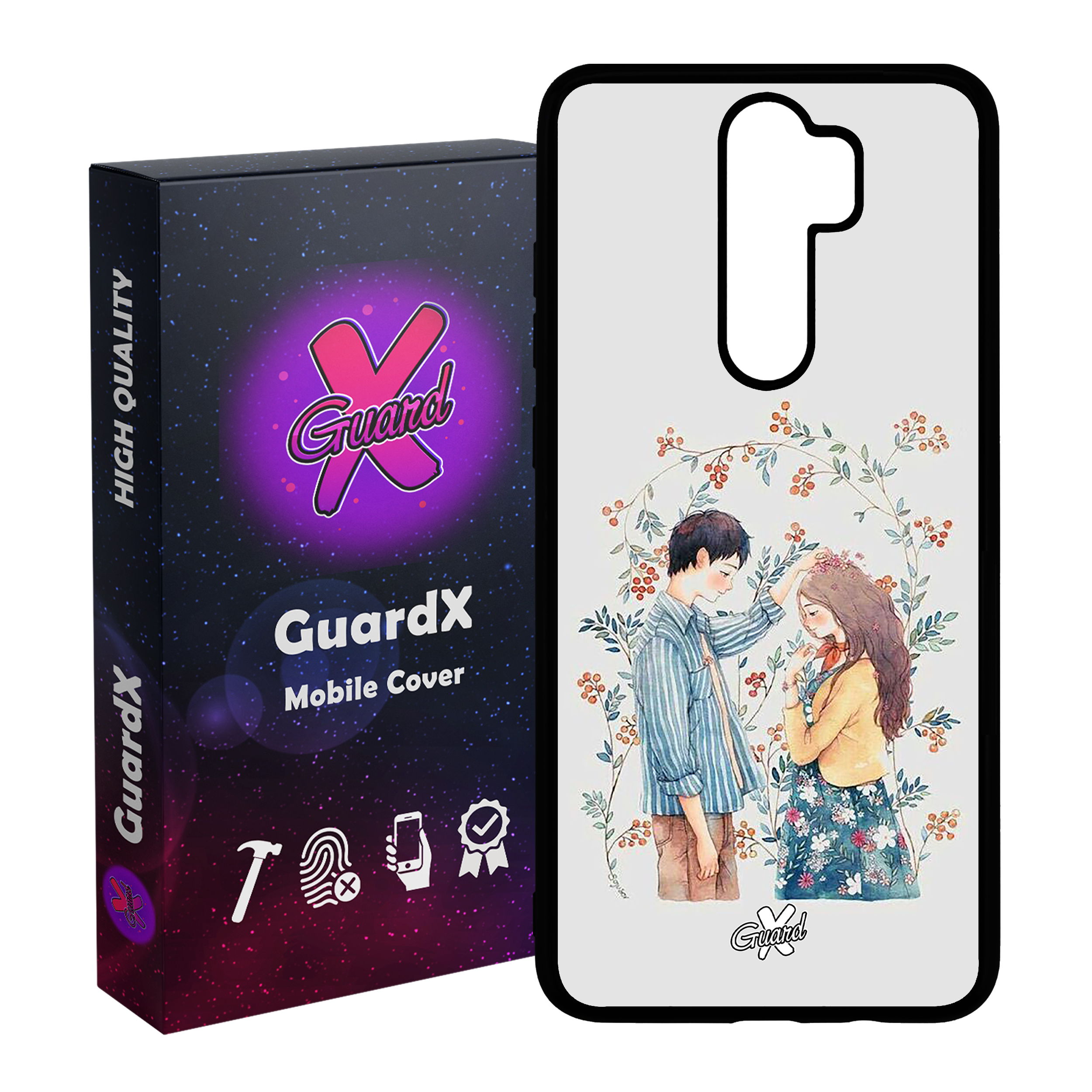 کاور گارد ایکس طرح Love مدل Glass10316 مناسب برای گوشی موبایل شیائومی Redmi Note 8 Pro