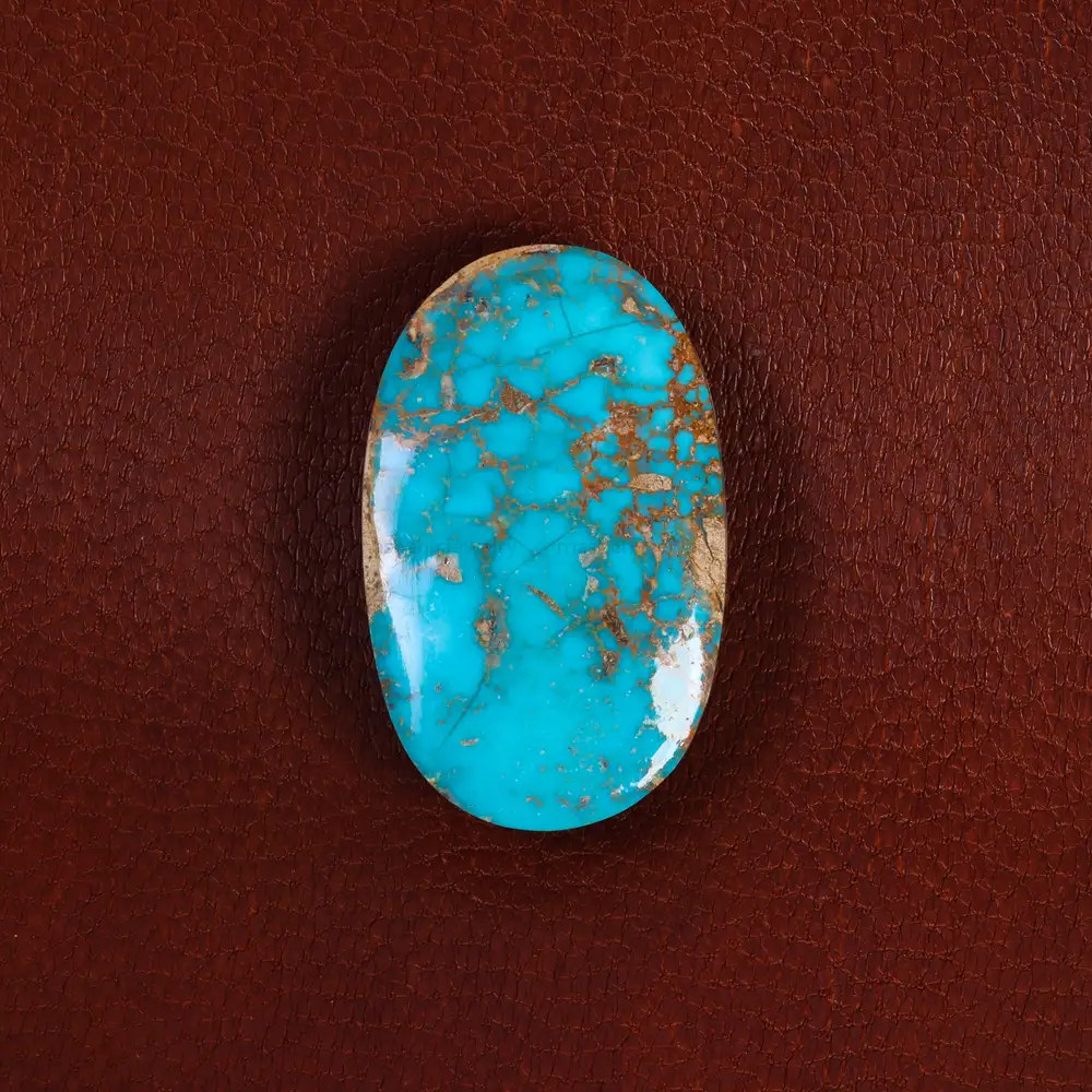 نگین فیروزه شجری کد 22469 - جواهری مشاهیر