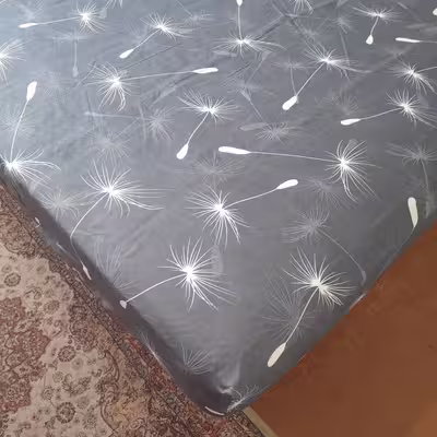 سرویس ملحفه مدل کشدار طرح قاصدک کد ni05061 دو نفره سه تکه
