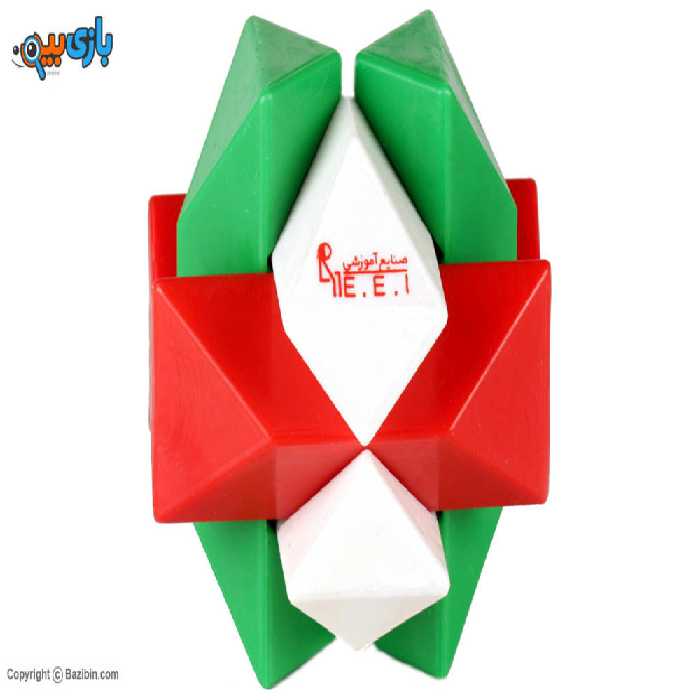 Iran flag structural puzzle toy by E.E.I