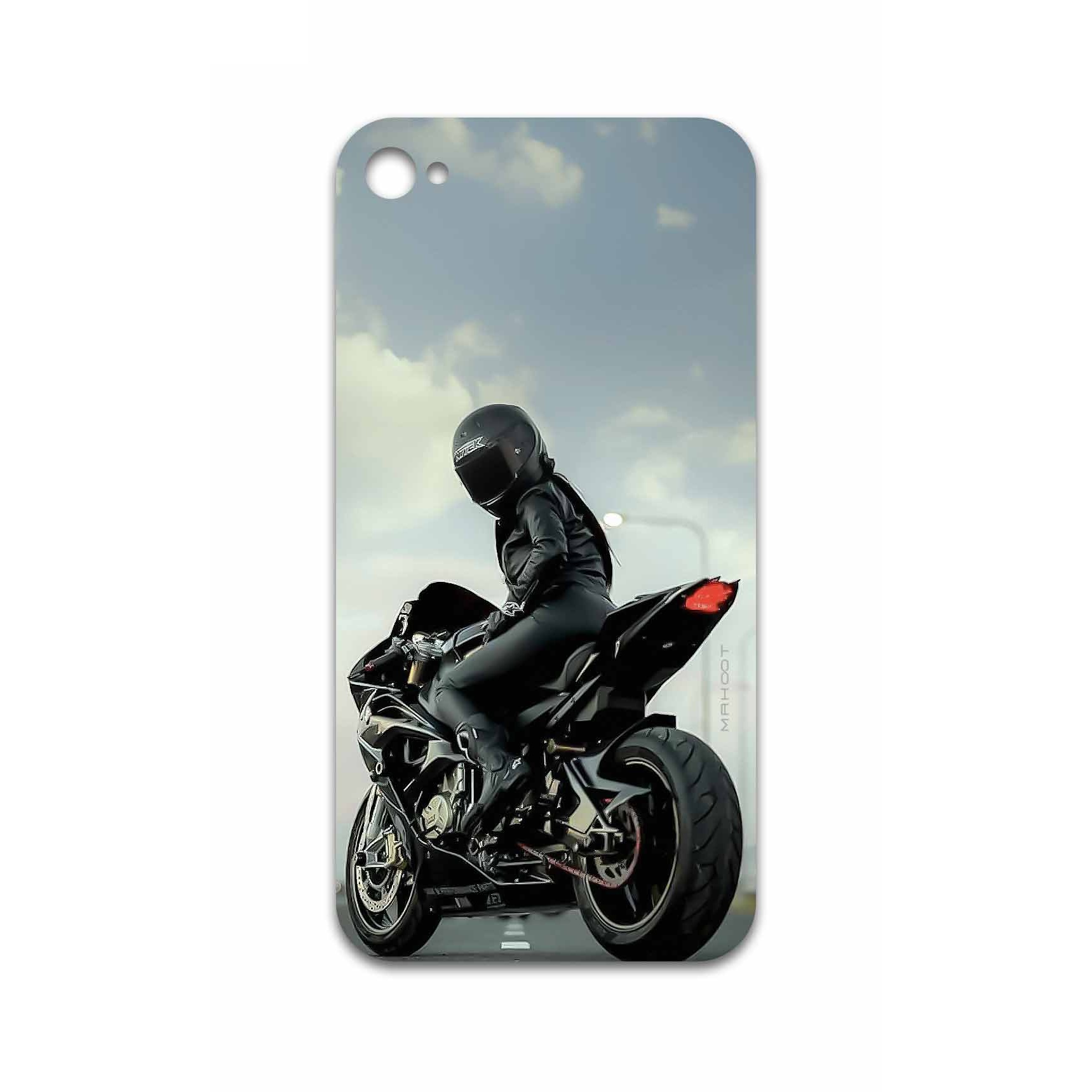 برچسب پوششی ماهوت مدل Motorcycling مناسب برای گوشی موبایل اپل iPhone 4s